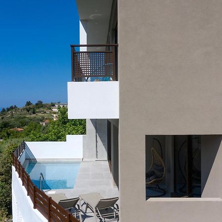 O-Cyanea Villa With Heated Pool Kournás Exteriér fotografie