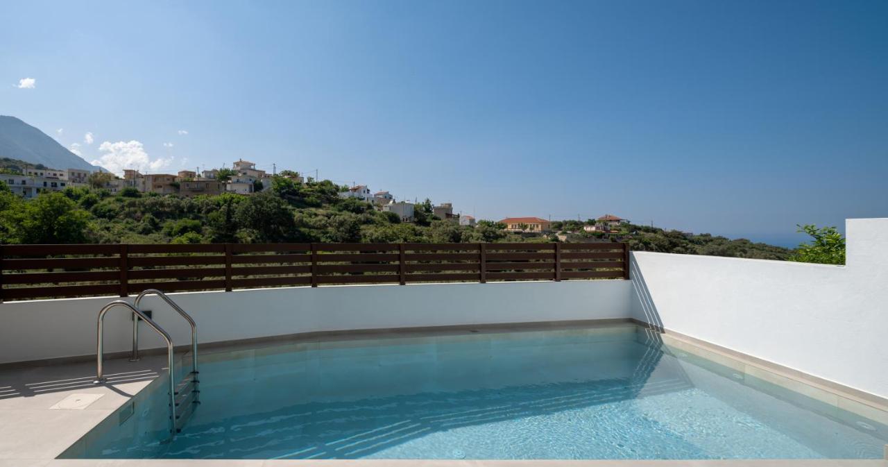 O-Cyanea Villa With Heated Pool Kournás Exteriér fotografie