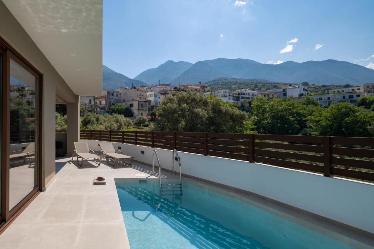 O-Cyanea Villa With Heated Pool Kournás Exteriér fotografie