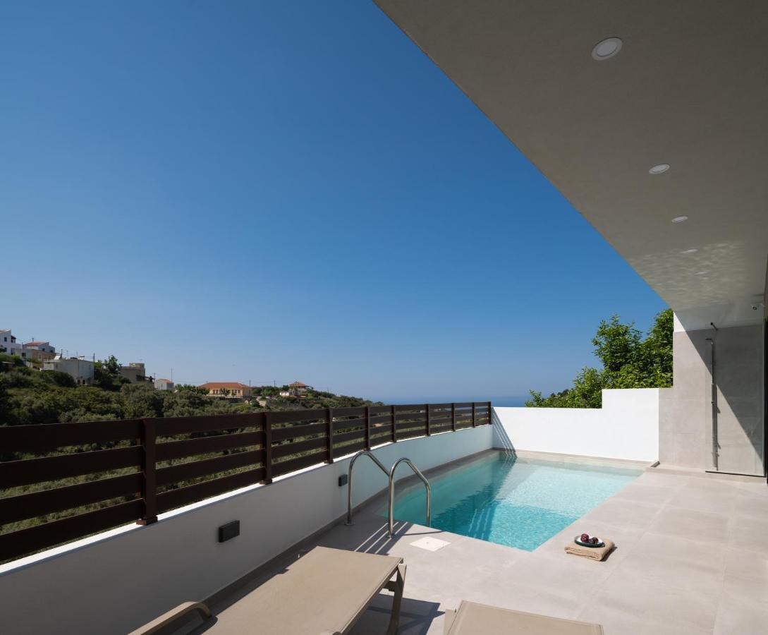 O-Cyanea Villa With Heated Pool Kournás Exteriér fotografie