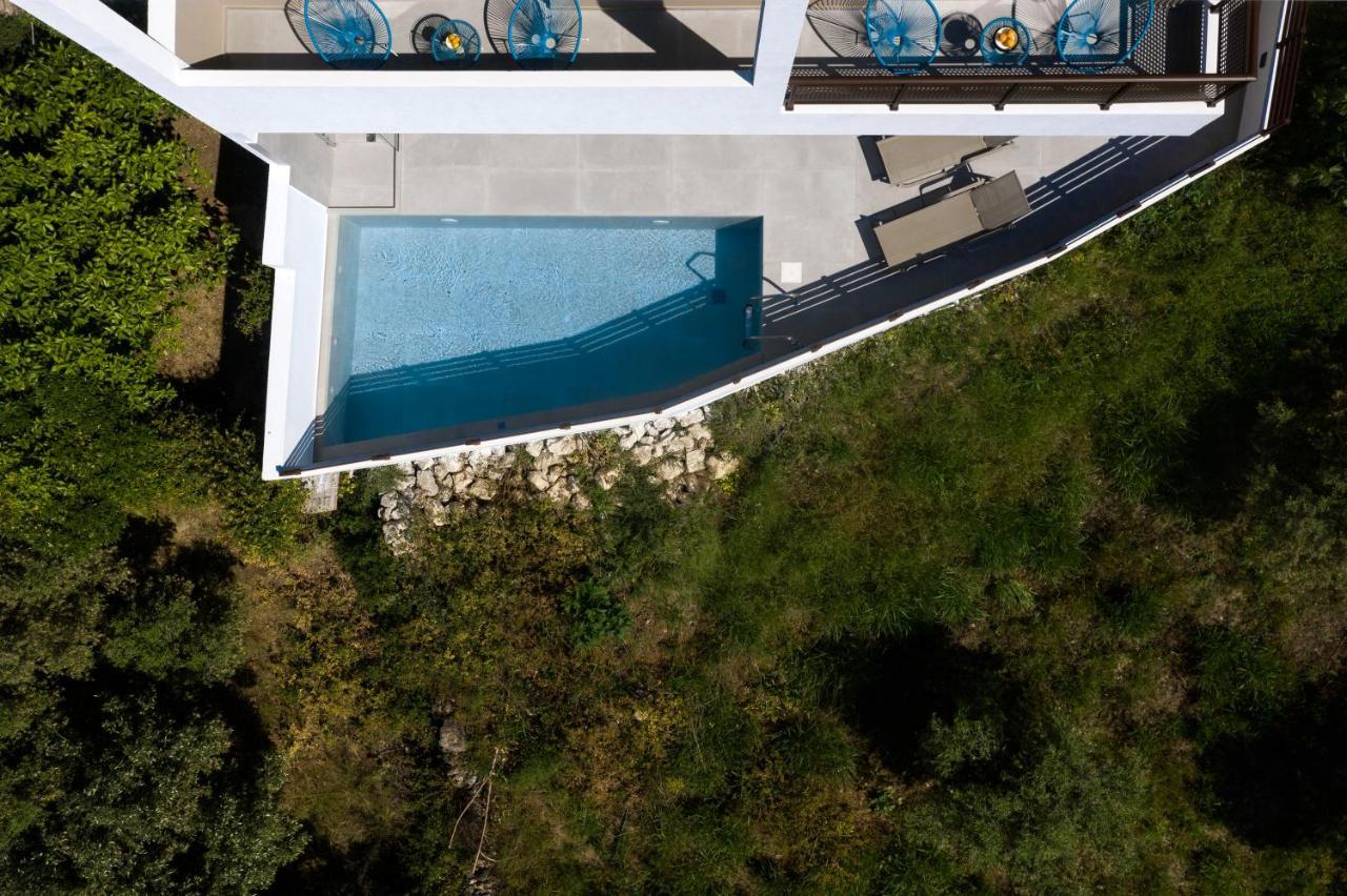 O-Cyanea Villa With Heated Pool Kournás Exteriér fotografie