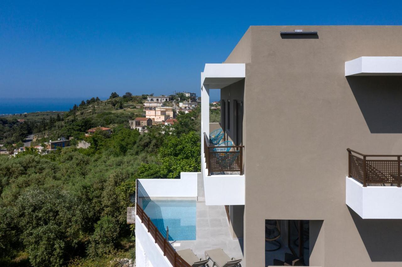 O-Cyanea Villa With Heated Pool Kournás Exteriér fotografie